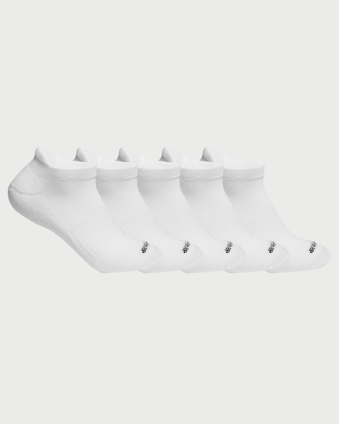 All-Round Daily Performance Ankle Tab Sock 5-Pack - White