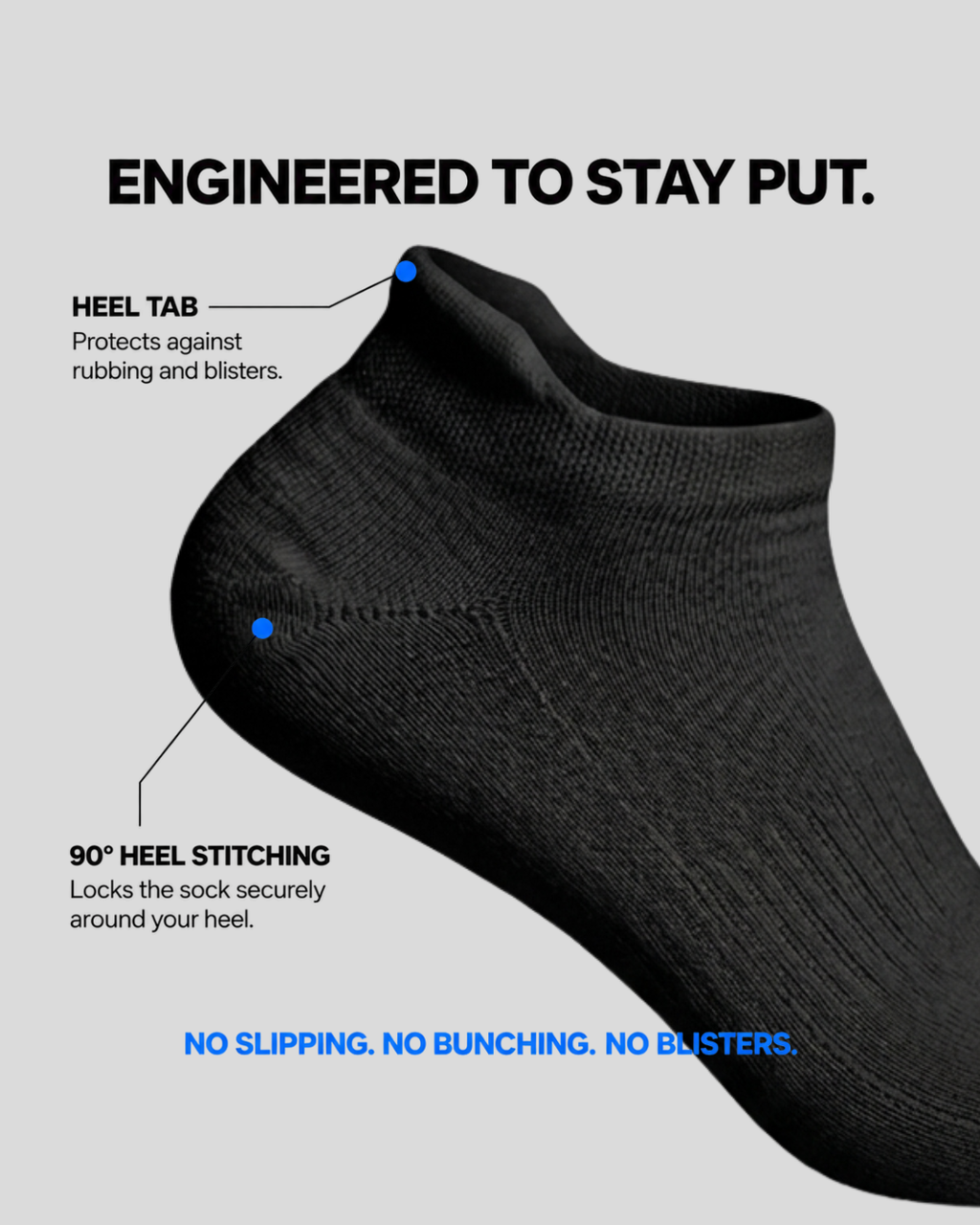 All-Round Daily Performance Ankle Tab Sock 10-Pack