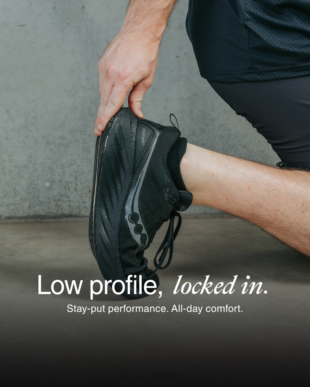 All-Round Daily Performance Ankle Tab Sock - Black