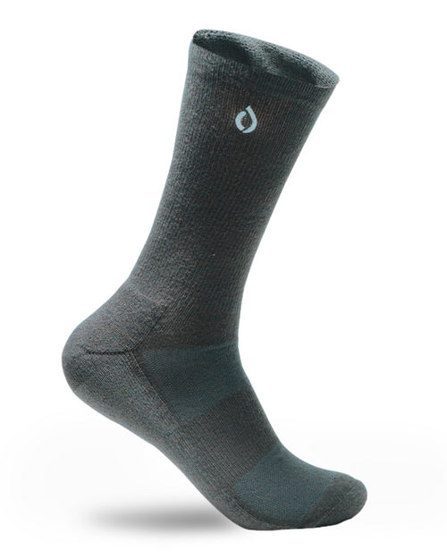 All-Day Performance Cushioned Crew Sock - Dark Grey