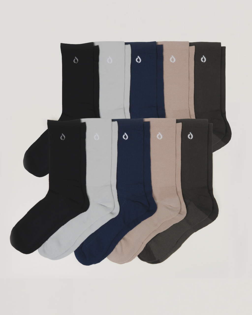 All-Round Daily Performance Crew Sock 10-Pack - Mixed