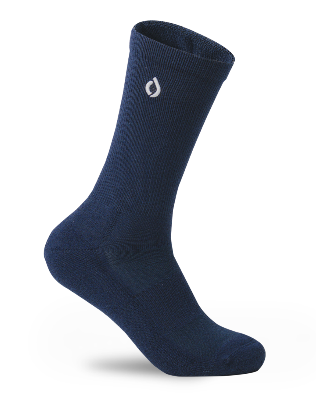 All-Day Performance Cushioned Crew Sock - Midnight Navy