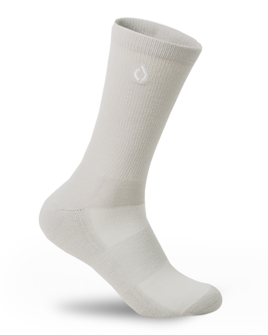 All-Day Performance Cushioned Crew Sock - Stone Grey