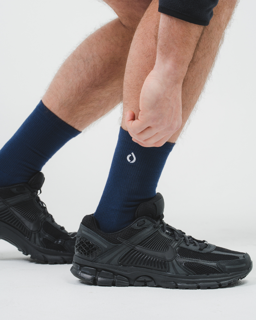 All-Day Performance Cushioned Crew Sock - Midnight Navy