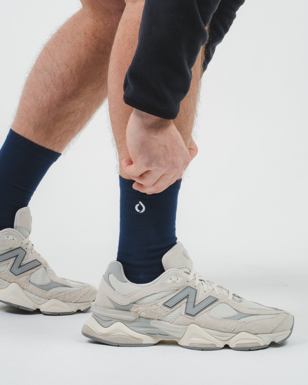 All-Day Performance Cushioned Crew Sock - Midnight Navy