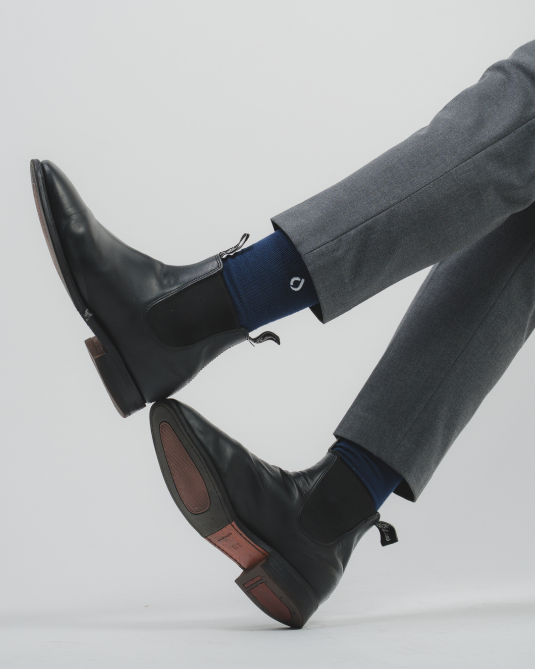 All-Day Performance Cushioned Crew Sock - Midnight Navy