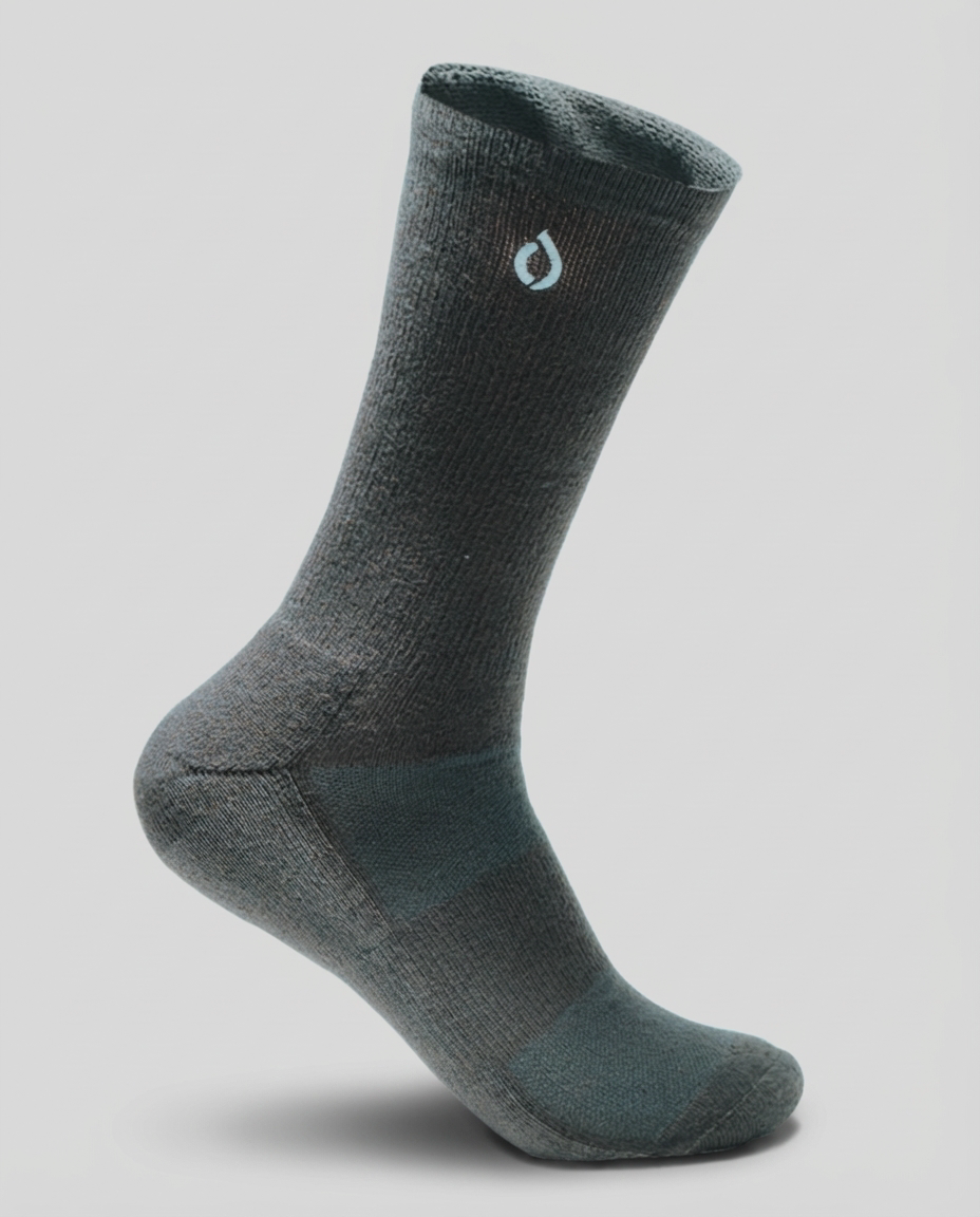 All-Round Daily Performance Crew Sock - Light Mocha
