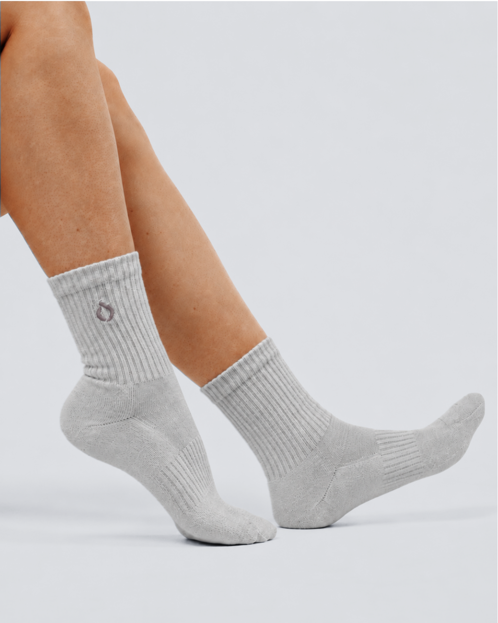 All-Round Daily Performance Mid-Crew Sock - Mist Grey