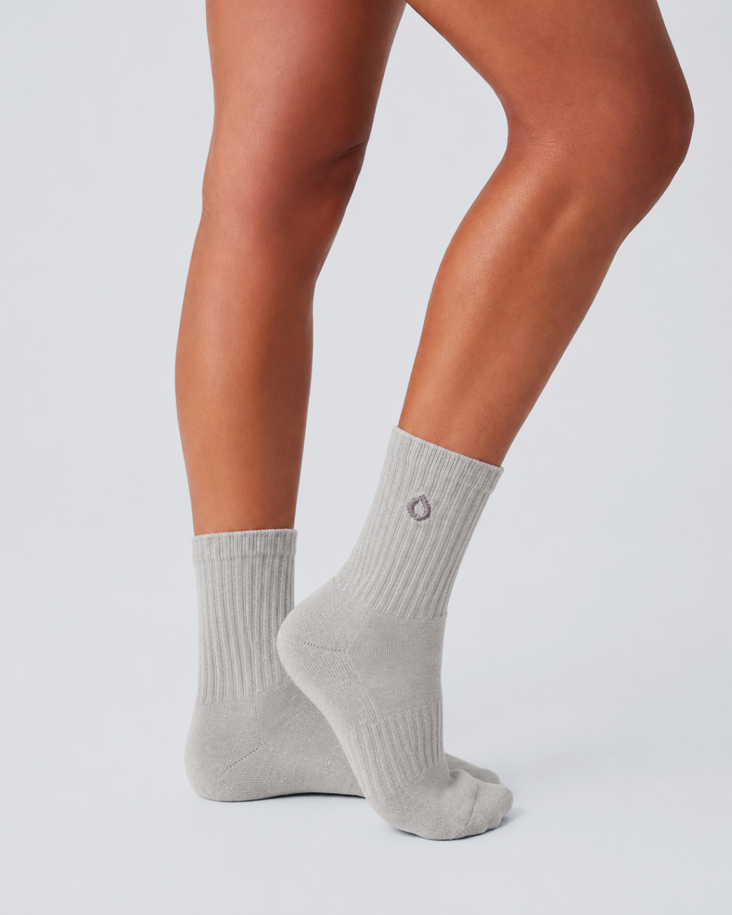 All-Round Daily Performance Mid-Crew Sock - Mist Grey
