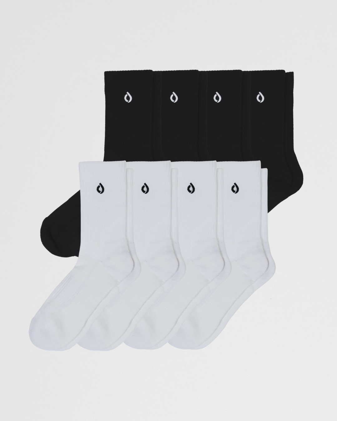 All-Round Daily Performance Mid-Crew Sock 8-Pack