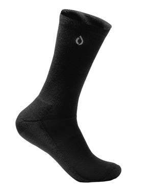 All-Day Performance Cushioned Crew Sock - Black