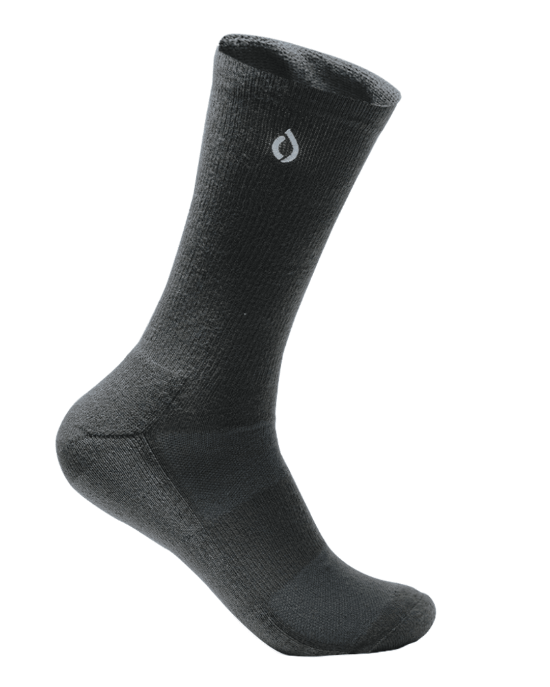 All-Day Performance Cushioned Crew Sock - Dark Grey